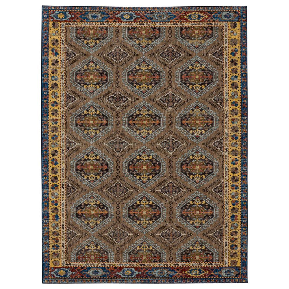 Karastan Pandora Vainglory 2"4" x 7"10" Taupe Runner, , large