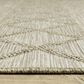 Oriental Weavers Tortuga TR11A 3"3" x 5" Beige Area Rug, , large