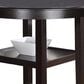 New Heritage Design Gia 5-Piece Counter Height Dining Set in Ebony, , large