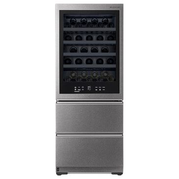 LG SIGNATURE 15.3 Cu. Ft. Wine Cellar Refrigerator in Textured Steel, , large