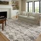 Loloi II Kamala 9"2" x 13" Charcoal and Dove Area Rug, , large