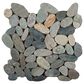Emser Venetian Pebbles Multicolor M18VENEMC1212MFP11  12" x 12" Natural Stone Mosaic Sheet, , large