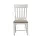 Hawthorne Furniture Drake Slat Back Side Chair w/Cushion Seat in Rustic Gray and French Oak, , large