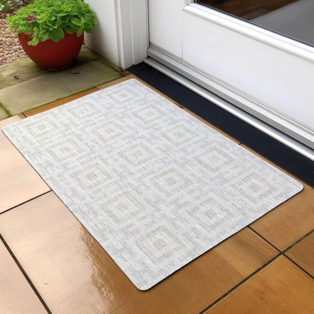 Dalyn Rug Company Marlo 1&#39;8&quot; x 2&#39;6&quot; Linen Indoor/Outdoor Area Rug, , large