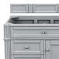 James Martin Brittany 36" Single Bathroom Vanity in Urban Gray with 3 cm Eternal Marfil Quartz Top and Rectangle Sink, , large