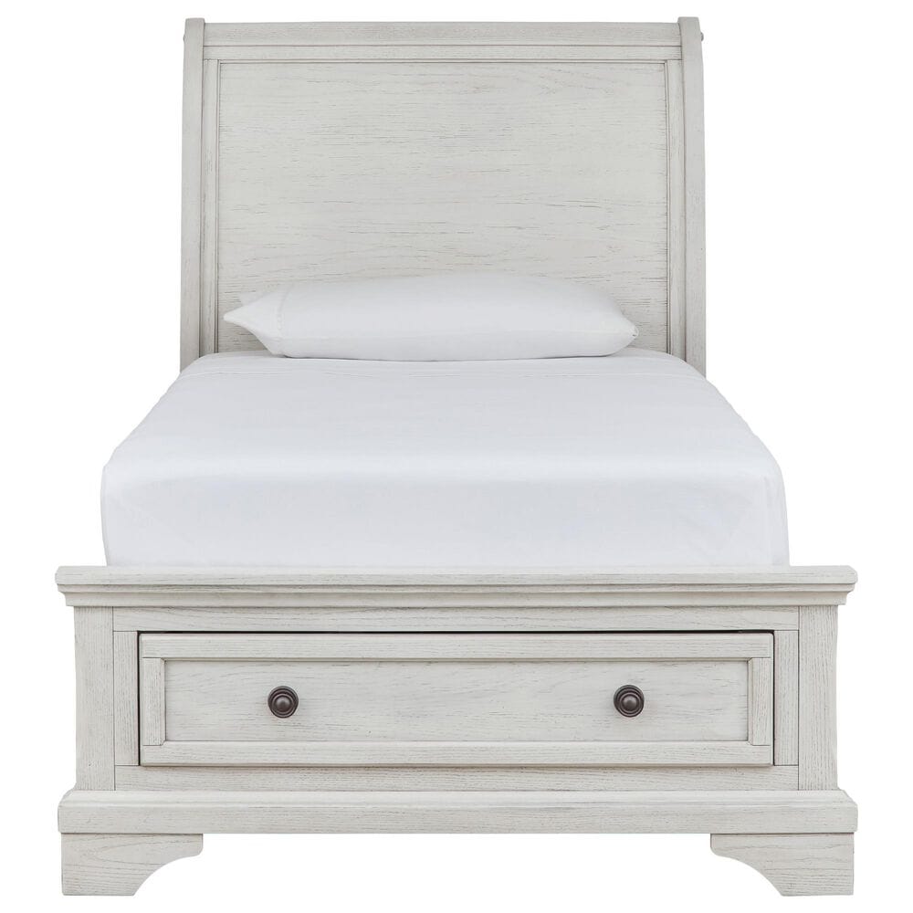 Signature Design by Ashley Robbinsdale 4-Piece Full Storage Bedroom Set in Antique White, , large