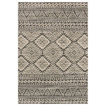 Loloi Emory 9"2" x 12"7" Graphite and Ivory Area Rug, , large