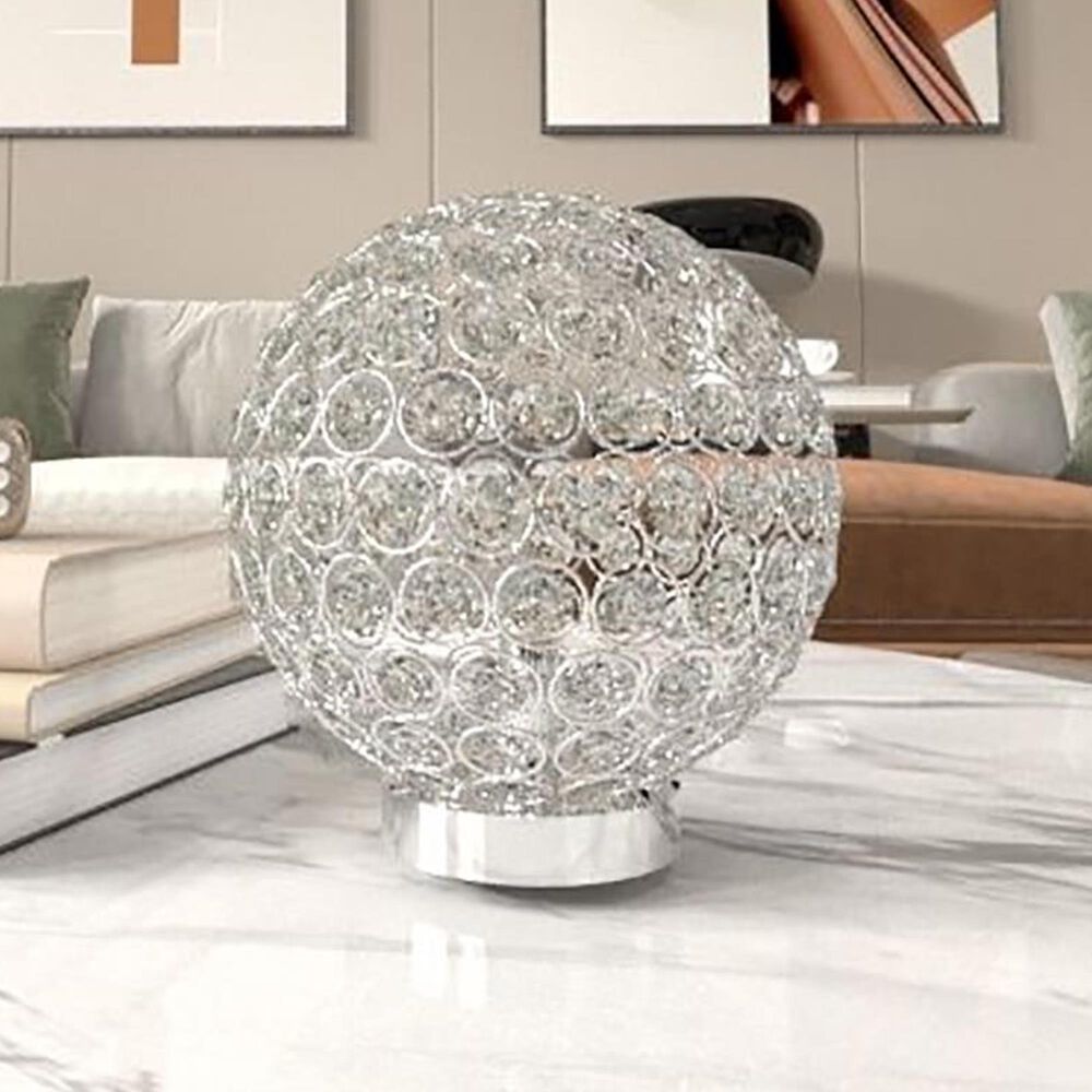 Claremont Globes Table Lamp in Silver, , large