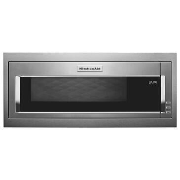 KitchenAid 1.1 Cu. Ft. Built-In Low Profile Microwave with Slim Trim Kit in Stainless Steel, , large