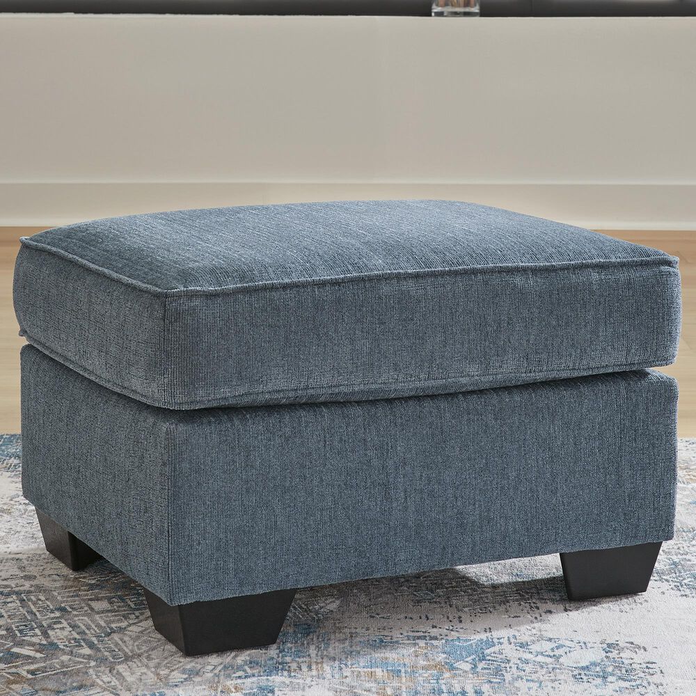 Signature Design by Ashley Cashton Ottoman in Blue, , large