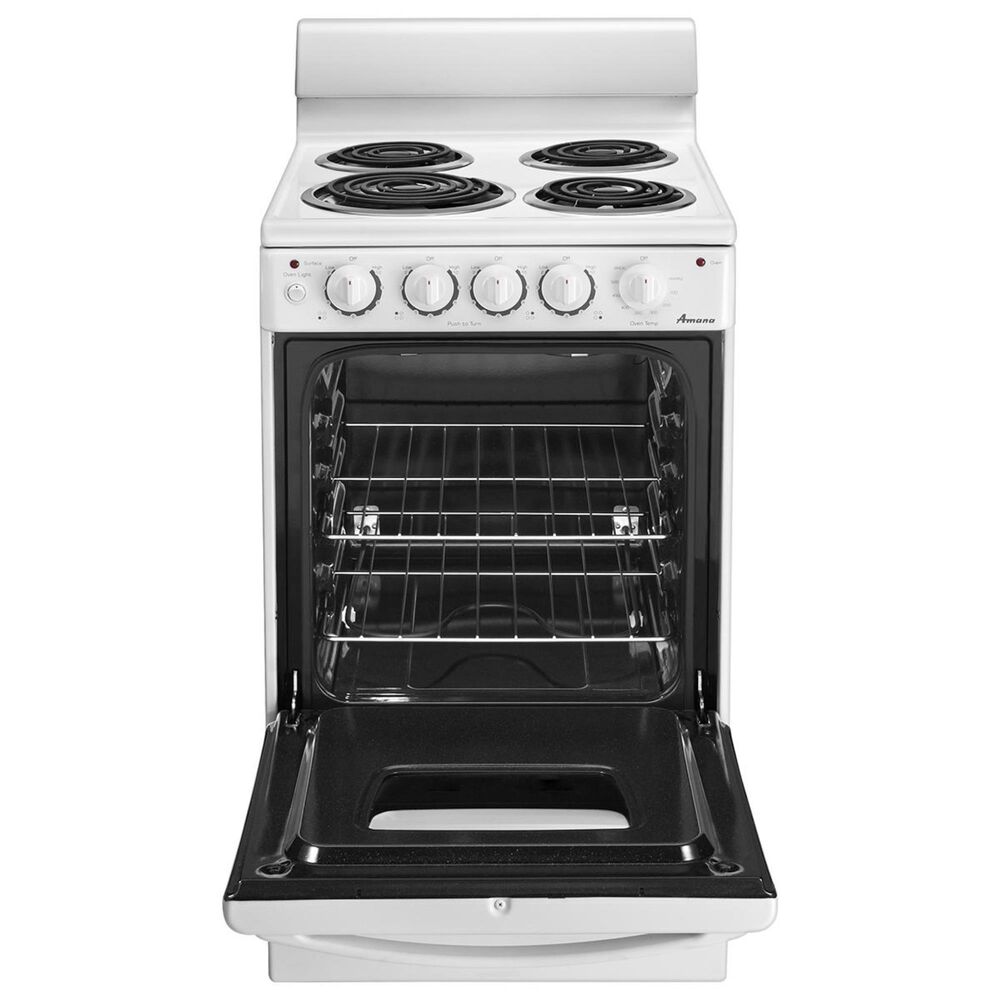 Amana 20&quot; Freestanding Electric Range in White, , large