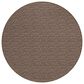 Dalyn Rug Company Hinton 4" Round Chocolate Indoor/Outdoor Area Rug, , large