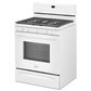 Whirlpool 5.0 Cu. Ft. Gas Range with Center Oval Burner in White, , large