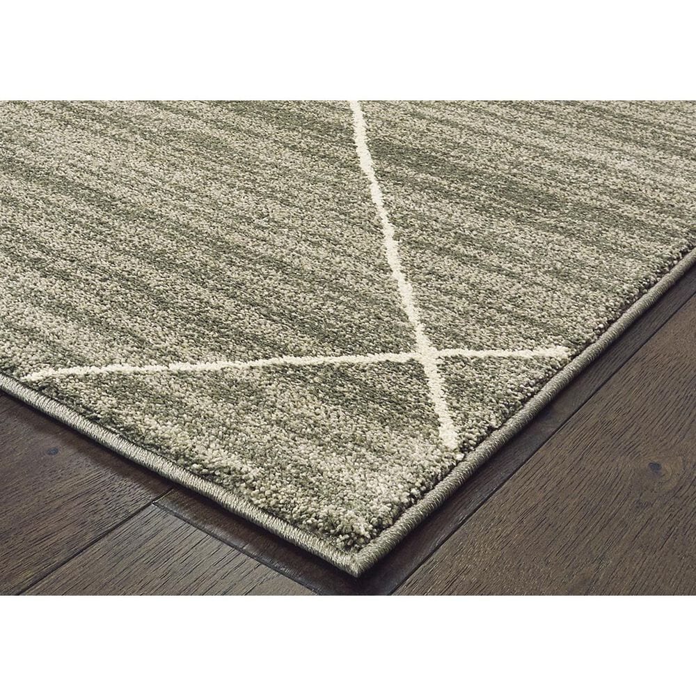 Oriental Weavers Carson 9661A 3&#39;10&quot; x 5&#39;5&quot; Gray Area Rug, , large