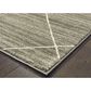 Oriental Weavers Carson 9661A 3"10" x 5"5" Gray Area Rug, , large