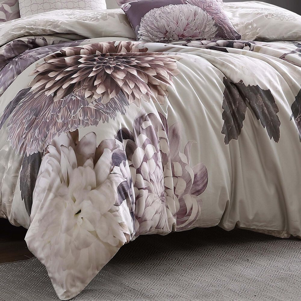 Bebajen Zako Bloom 5-Piece Queen Comforter Set in Purple, , large