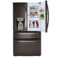 LG 30 Cu. Ft. Smart wi-fi Enabled Refrigerator with Craft Ice™ Maker in Black Stainless Steel, , large