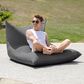 Jaxx Finster Patio Bean Bag Lounge Chair in Slate, , large