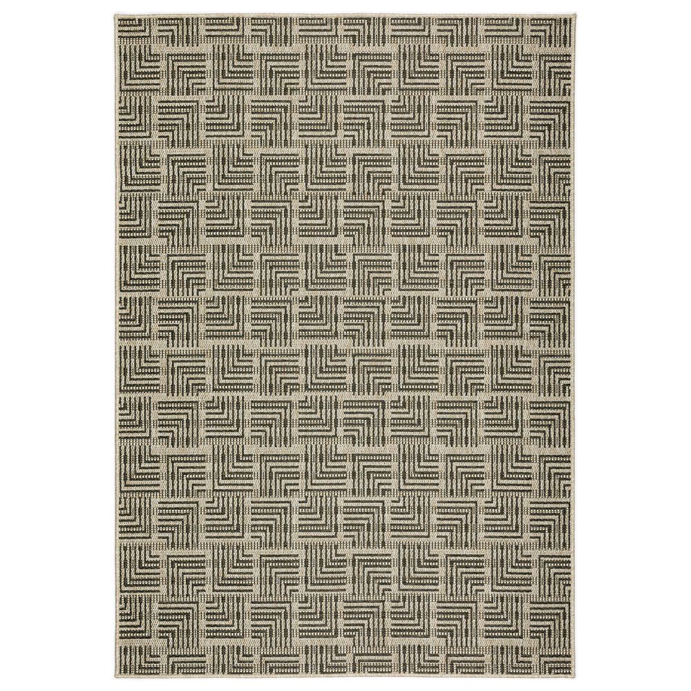 Dalyn Rug Company Bali BB10 8" x 10" Charcoal Indoor/Outdoor Area Rug, , large