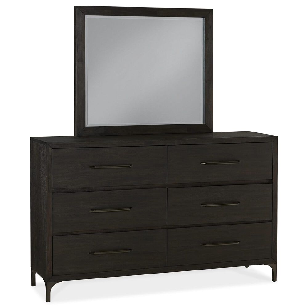 Urban Home Dresser and Mirror in Vintage Coffee, , large