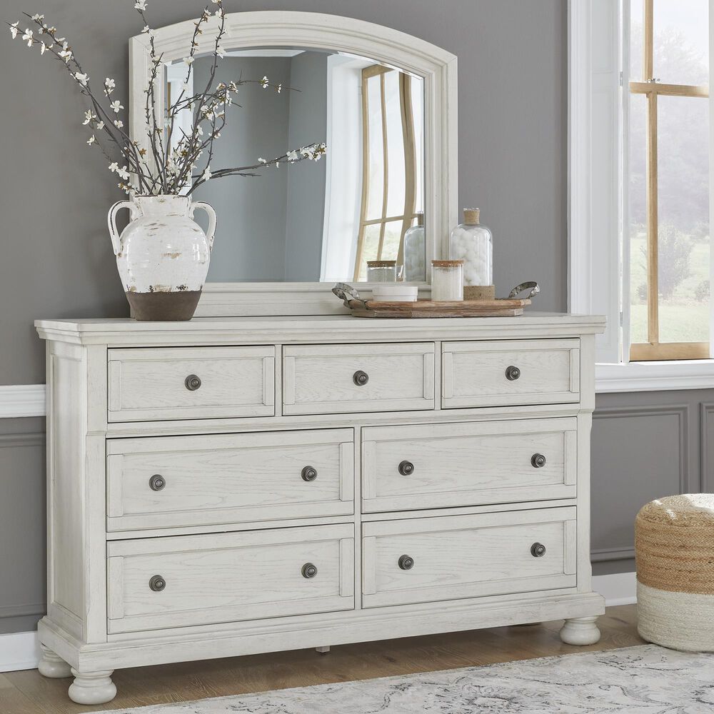 Signature Design by Ashley Robbinsdale 7 Drawer Dresser in Antique White, , large