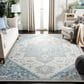 Safavieh Micro-Loop 10" x 14" Ivory and Navy Area Rug, , large