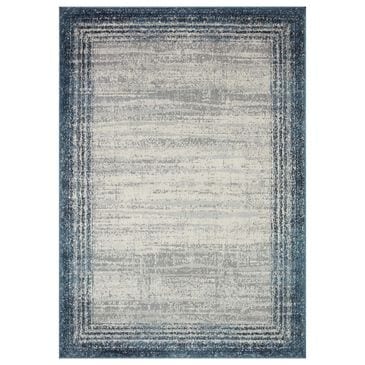 Loloi II Austen AUS-02 9"3" x 13"3" Pebble and Blue Area Rug, , large