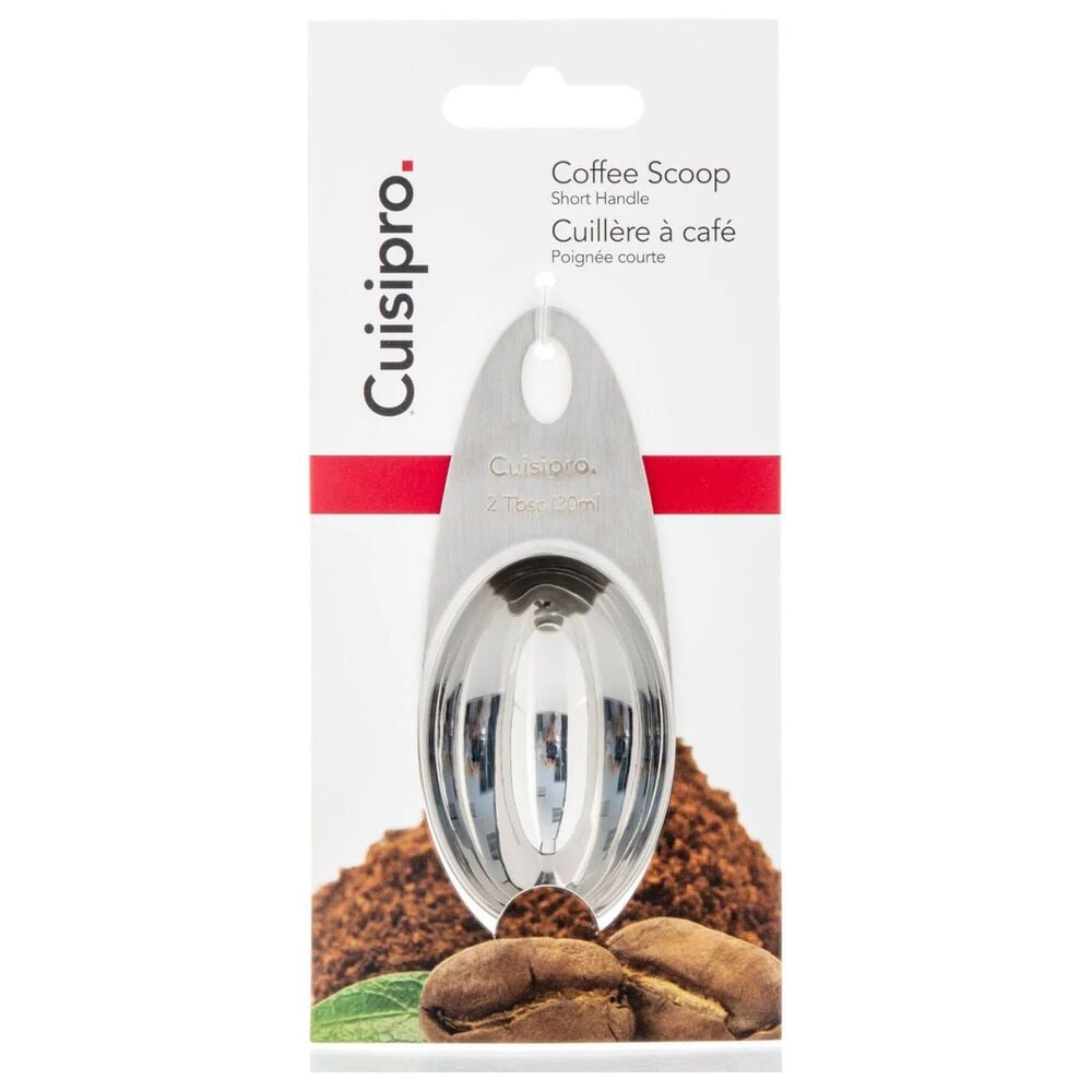 Cuisipro Short Handle Coffee Scoop in Stainless Steel, , large