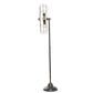 Maple and Jade Bronze Fan Design Floor Lamp, , large