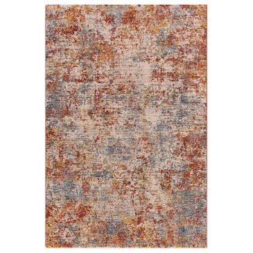 Surya Mirabel 2"7" x 4" Peach, Orange, Cream, Brown, Saffron and Denim Area Rug, , large