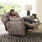 Catnapper Flynn Power Lay Flat Recliner with Power Headrest, Lumbar, Heat and Massage in Fig, , large