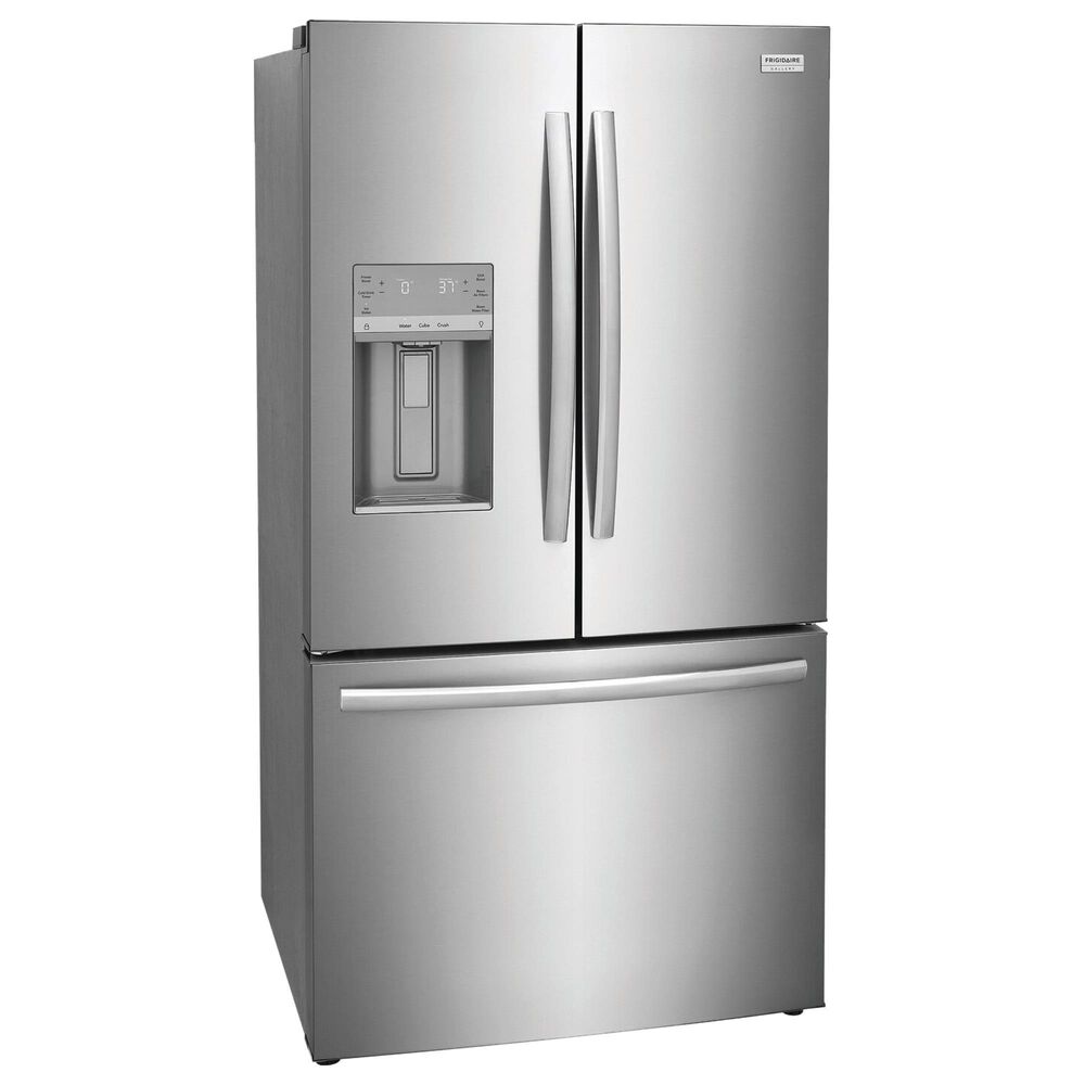 FRIGIDAIRE GALLERY 3 Piece Kitchen Package with 27.8 Cu. Ft. French Door Refrigerator, 30&quot; Front Control Electric Range with Total Convection, and Built-In Bar Handle Dishwasher with CleanBoost in Stainless Steel, , large