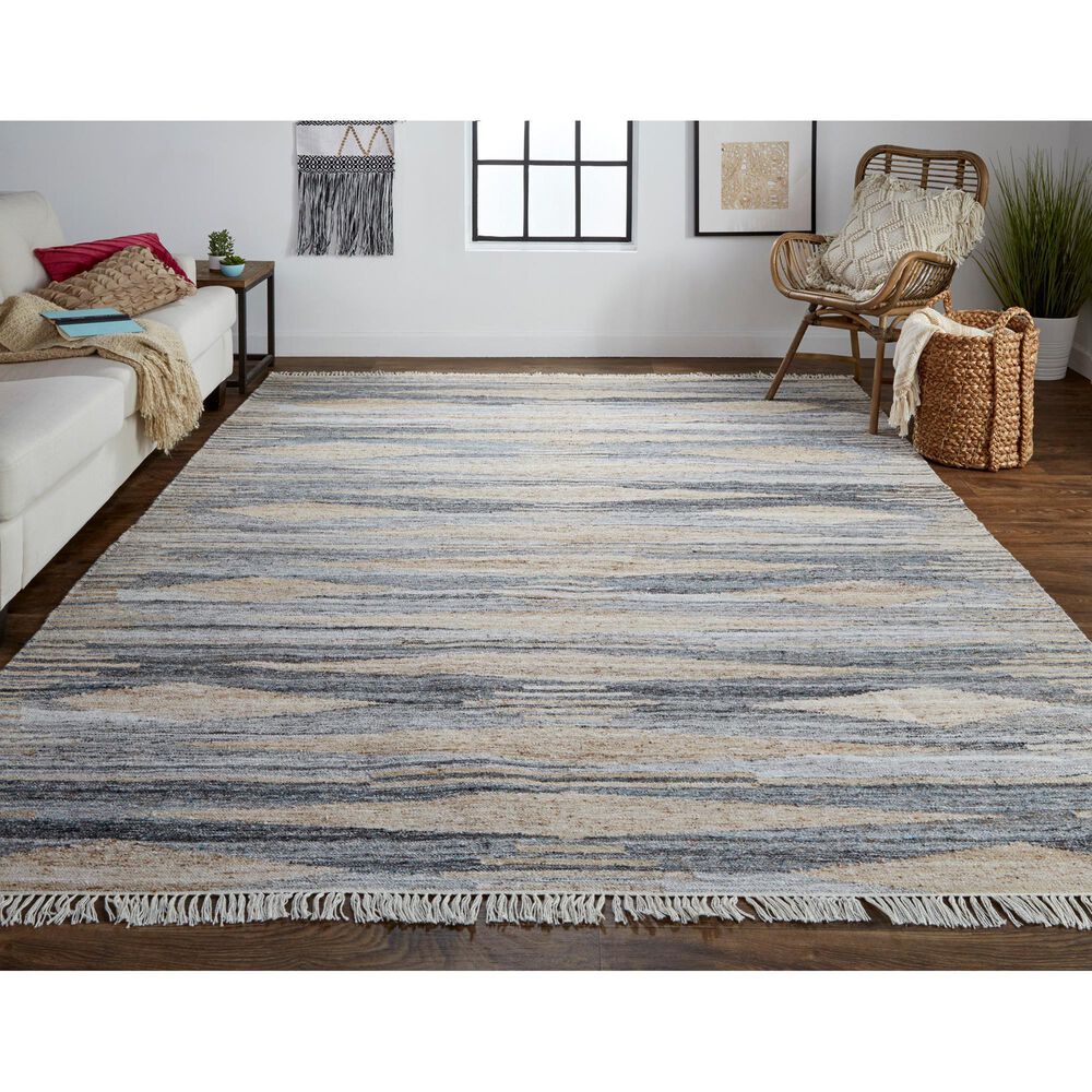 Feizy Rugs Beckett 0815F 3&#39;6&quot; x 5&#39;6&quot; Gray and Beige Area Performance Rug, , large