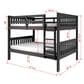 Forest Grove Full over Full Bunk Bed in Dark Gray, , large