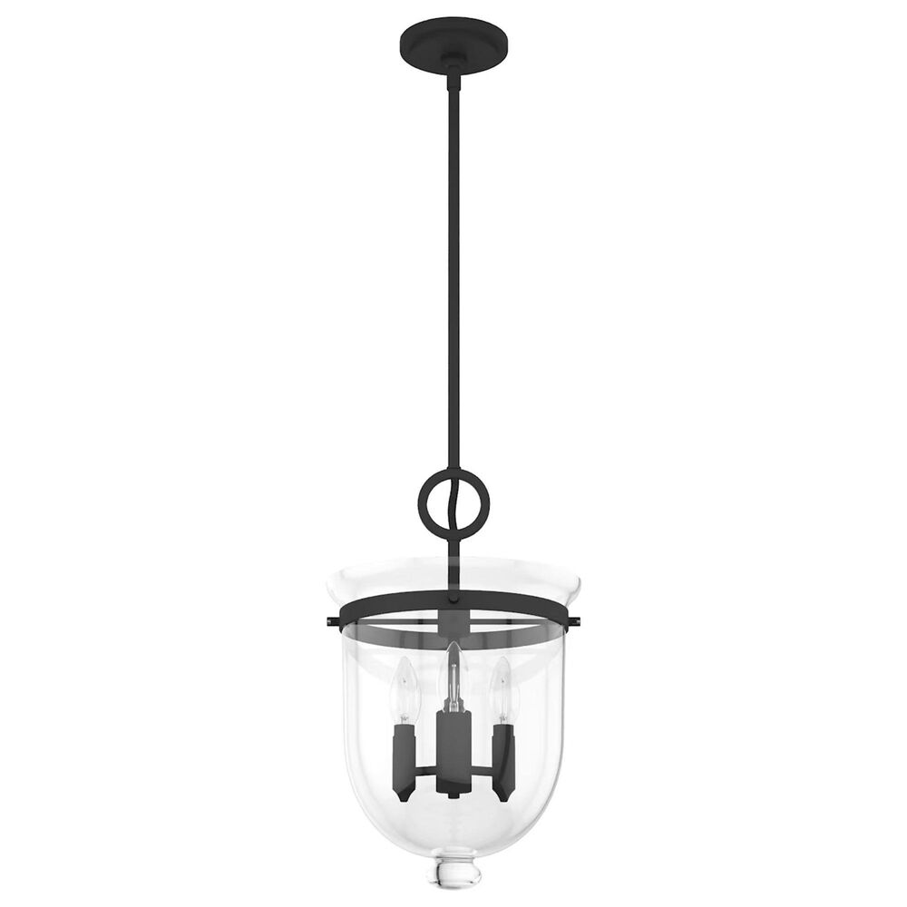 Hunter Belltown 3-Light Pendant in Natural Iron, , large