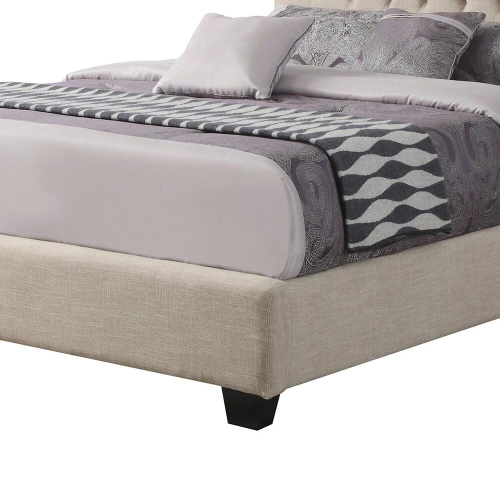 Pacific Landing Chloe King Upholstered Bed in Neutral, , large