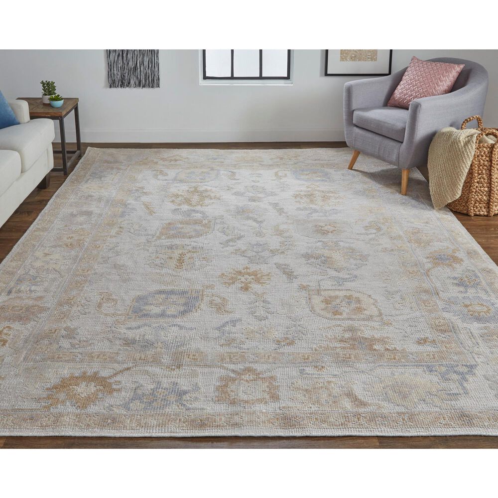 Feizy Rugs Wendover 5&#39; x 8&#39; Beige Area Rug, , large