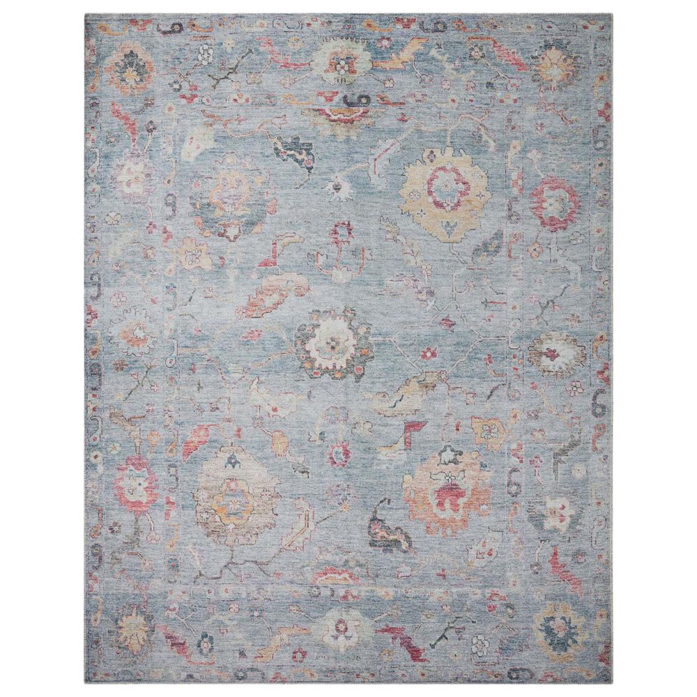 Loloi II Elysium 9"6" x 14" Denim and Multicolor Area Rug, , large