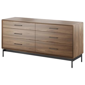 BDI LINQ 6-Drawer Dresser in Natural Walnut, , large