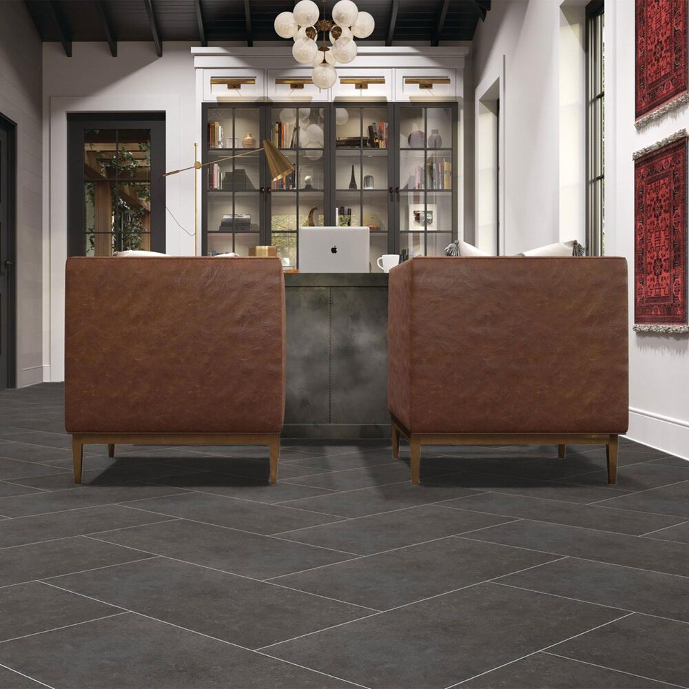 Dal-Tile Haut Monde Empire Black 12&quot; x 24&quot; Matte Porcelain Tile, , large