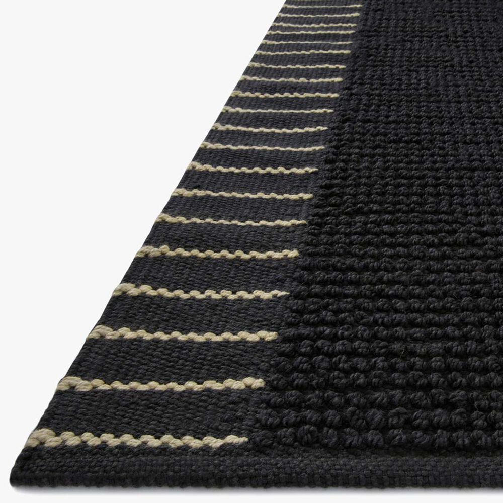 Magnolia Home Sadie 9&#39;3&quot; x 13&#39; Black Area Performance Rug, , large