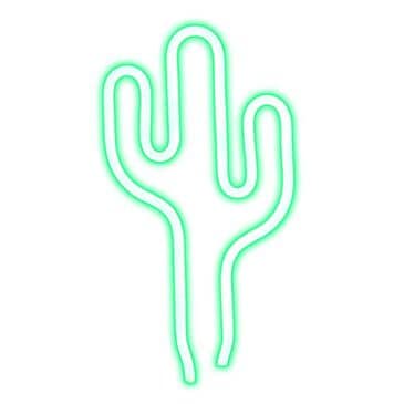 iLLUMINA Cactus LED 10" Wall Sign in Green, , large