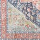 Surya Amelie AML-2311 2" x 2"11" Navy, Peach, Green, Coral, Beige and Blush Area Rug, , large