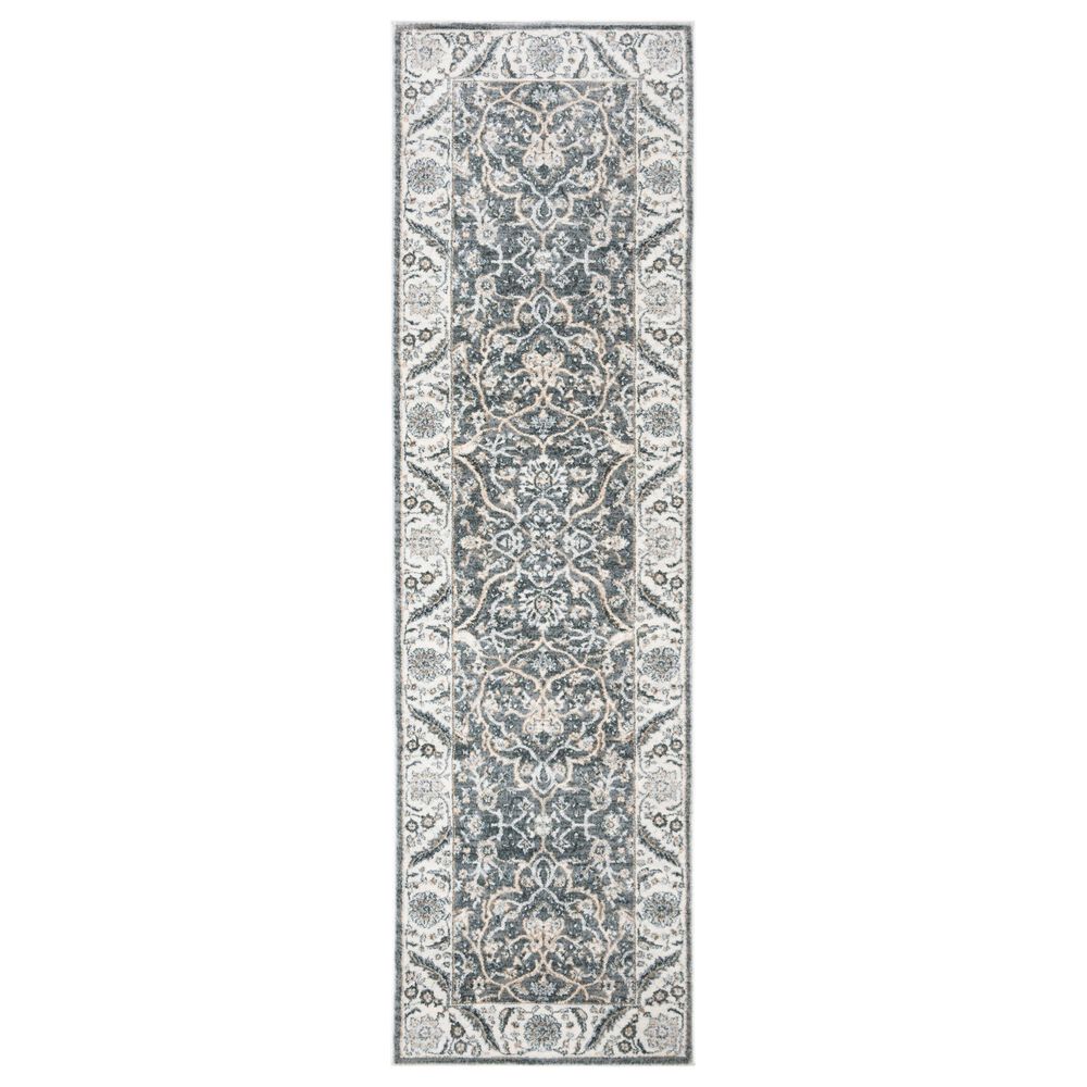 Safavieh Isabella 2"2" x 7" Grey and Dark Grey Runner, , large