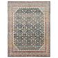 Magnolia Home Graham GRA-01 5"5" x 7"6" Blue and Persimmon Area Rug, , large