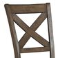 Signature Design by Ashley Moriville Dining Chair with Beige Cushion in Grayish Brown, , large
