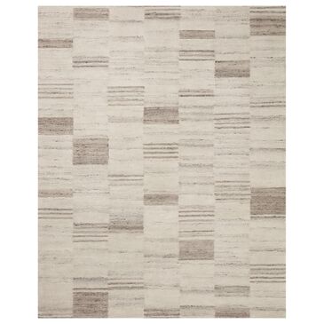 Amber Lewis x Loloi Rocky 2"3" x 3"9" Ivory and Dove Area Rug, , large