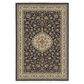 Oriental Weavers Masterpiece 033B 3"10" x 5"5" Black Area Rug, , large