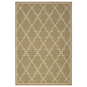 Oriental Weavers Marina 7765Y 5"3" x 7"6" Tan and Ivory Area Rug, , large