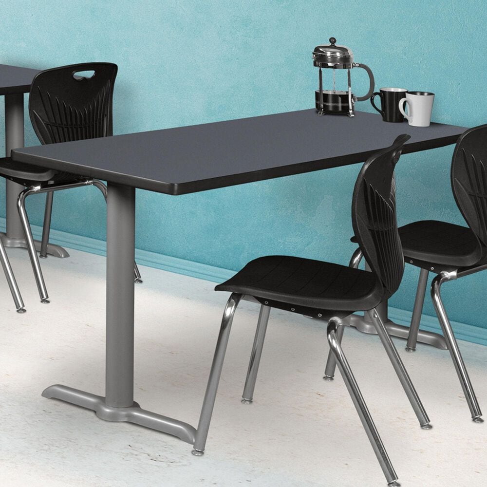 Regency Global Sourcing Cain 48&quot; x 24&quot; Training Table in Grey, , large